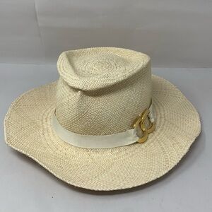 Gladys Tamez Straw Hat Size M